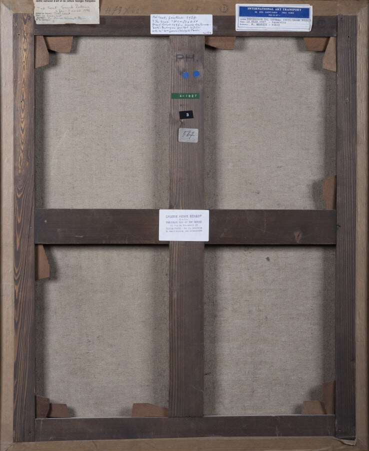 Pierre TAL COAT (1905-1985) - La raie, 1927 - Huile sur toile, signée en bas à…
