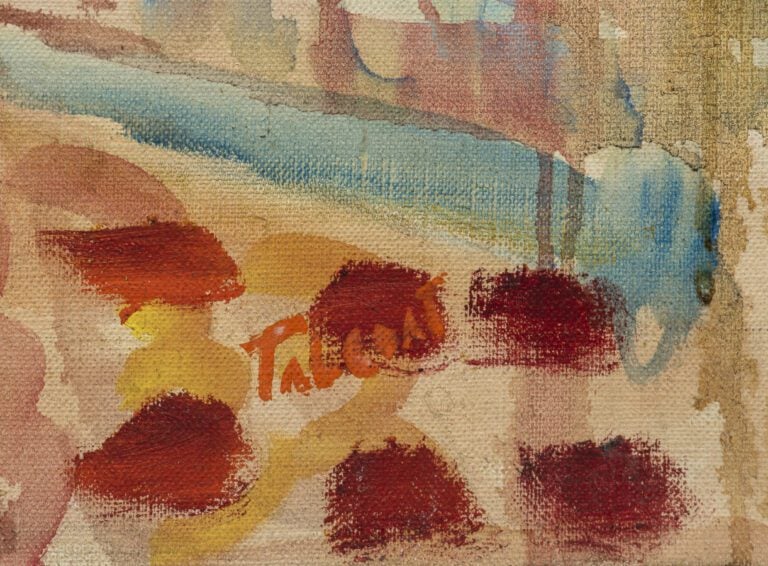 Pierre TAL COAT (1905-1985) - Paysage de Bonnieux dans le Vaucluse, 1941 - Huil…