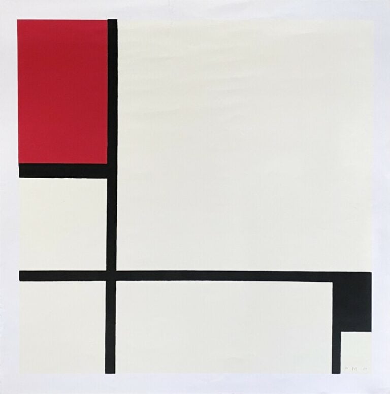 Piet MONDRIAN (1872-1944) (d'apres ) - Compositions - Ensemble de 2 sérigraphie…