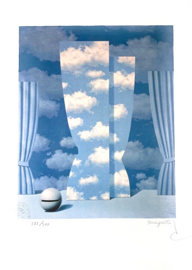 René MAGRITTE - La peine perdue (2004) - Lithographie sur vélin, numérotée 282/…