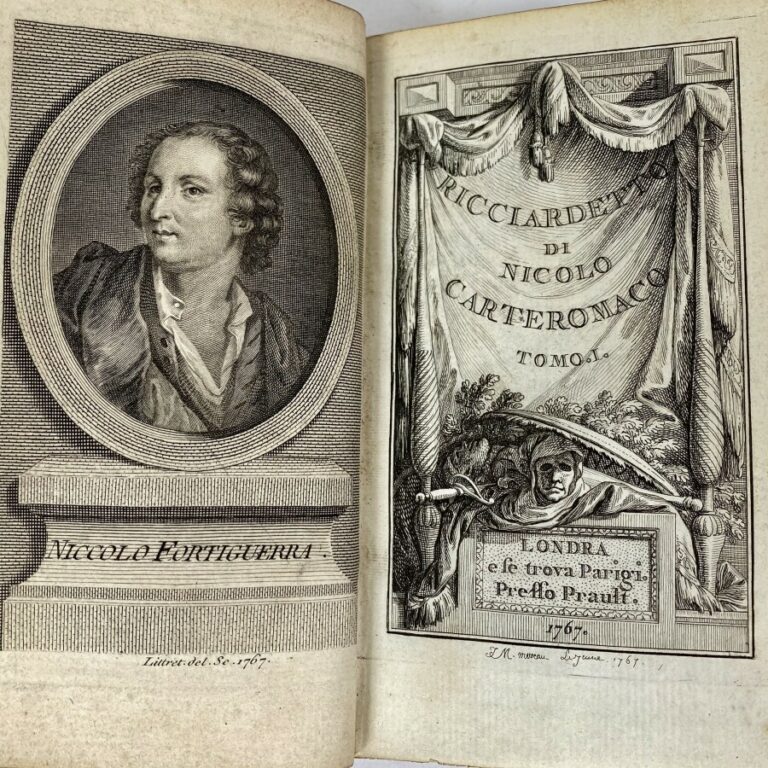 Ricciardeto di Nicolo Carteromaco. 2 volumes. Londres, Paris, 1767.