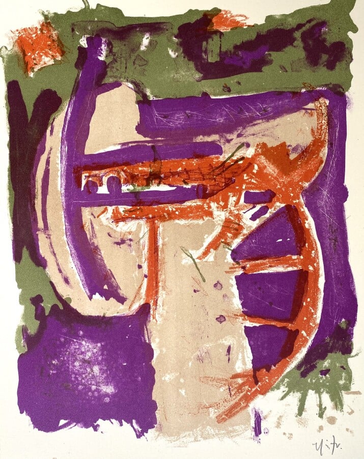 Rodolfo NIETO (1936-1988) - Présence , composition - Ensemble de 2 lithographie…
