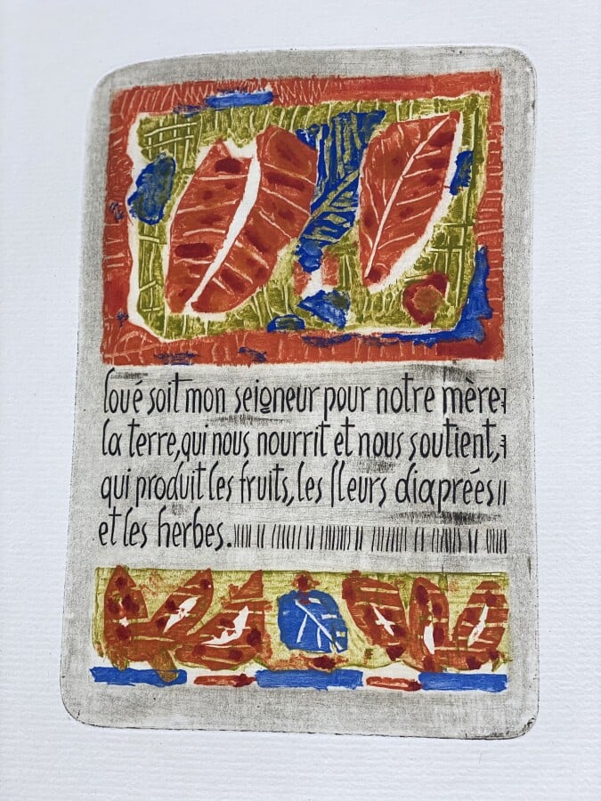 (Roger BISSIÈRE) (1886-1964) - François d'Assise, Cantique à notre frère soleil…