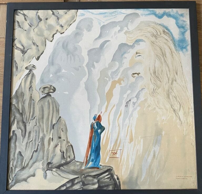 Salvador DALI ( d'après) - La Divine Comédie - Belleza de la esculturas- Purgat…