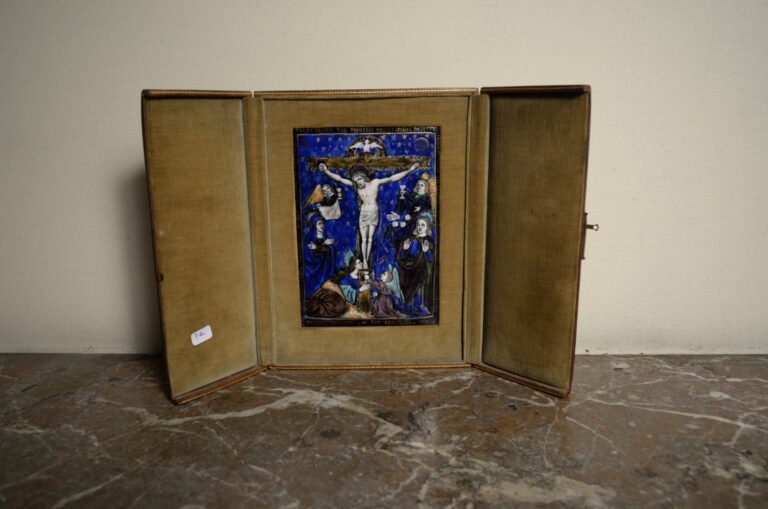Scène de crucifixion Limoges vers 1800 - H 17 cm 12