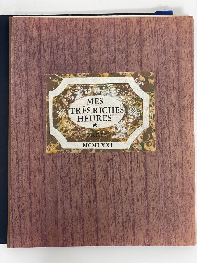 (Slavko KOPAC) (1913-1995) - Mes très Riches Heures, Pierre Chave, Paris, 1972,…
