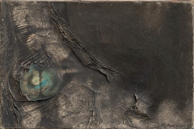 Sooky MANIQUANT (1934-2012) - Composition - Technique mixte sur toile, signée e…