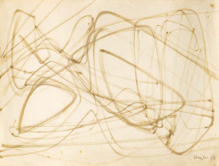 Stanley William HAYTER (1901-1988) - Composition, 1953 - Encre sur papier, sign…