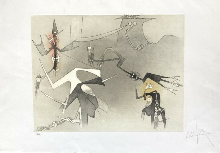 Wifredo LAM 1902 - 1982 - Visible-invisible, 1971 (1972) (Tonneau-Ryckelynck 26…