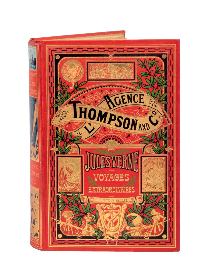 [Afrique] L'Agence Thompson and Cie par Jules Verne. Illustrations de L. Benett…