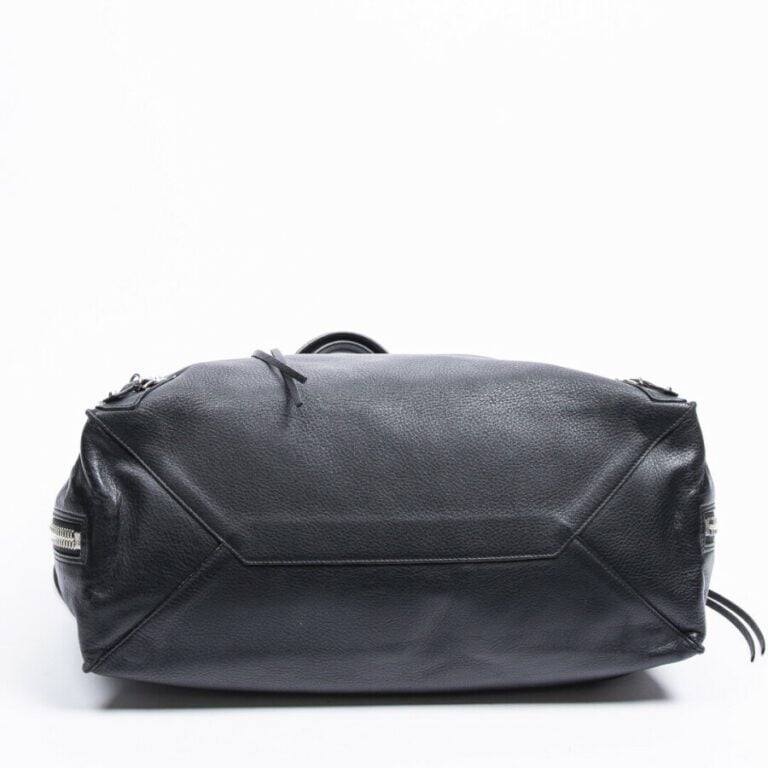 BALENCIAGA - Cabas "Papier A4" - "Papier A4" tote - - Cuir noir - Black leather…