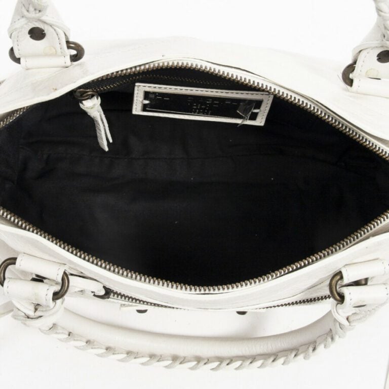 BALENCIAGA - Sac "Arena First" - "Arena First" bag - - Cuir blanc - White leath…