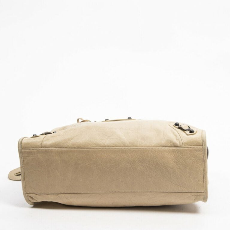BALENCIAGA - Sac "City" - "City" bag - - Cuir cappuccino - Cappuccino leather -…