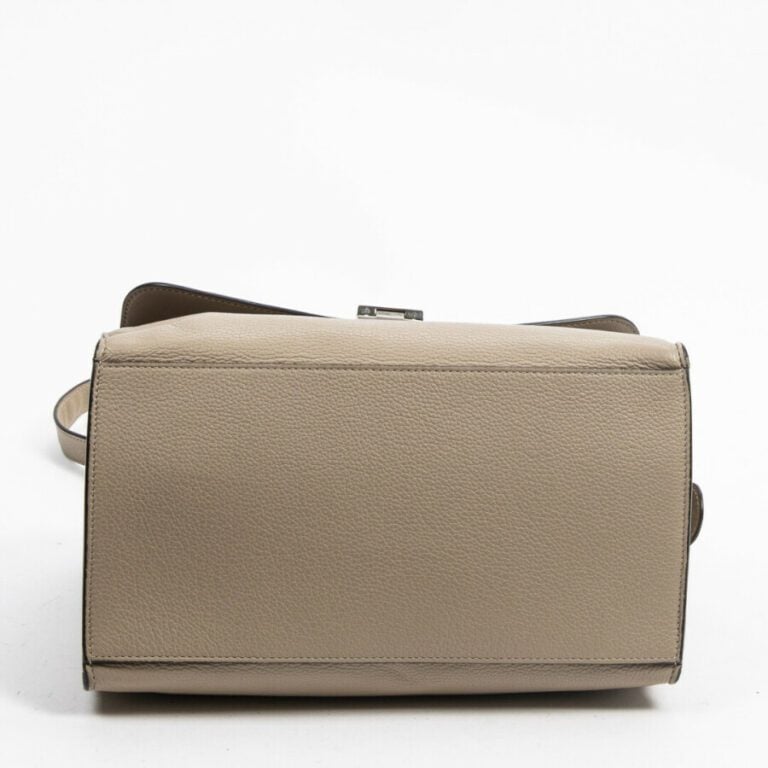 CELINE - Sac "Trapeze" MM - "Trapeze" MM bag - - Cuir grainé et daim taupe - Ta…