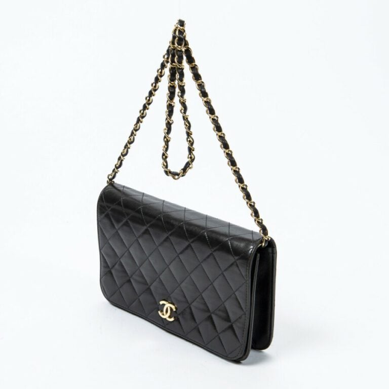CHANEL - Circa 1997/99 - Sac "Mademoiselle" - "Mademoiselle" bag - - Cuir matel…