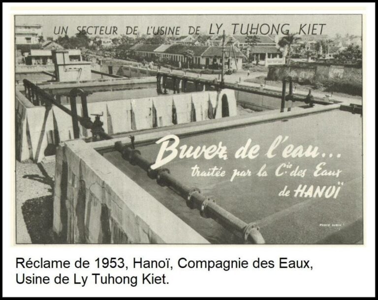 COMPAGNIE DES EAUX DE HANOI : L'USINE DE LY TUHONG KIET - Indochine, 1930 et do…