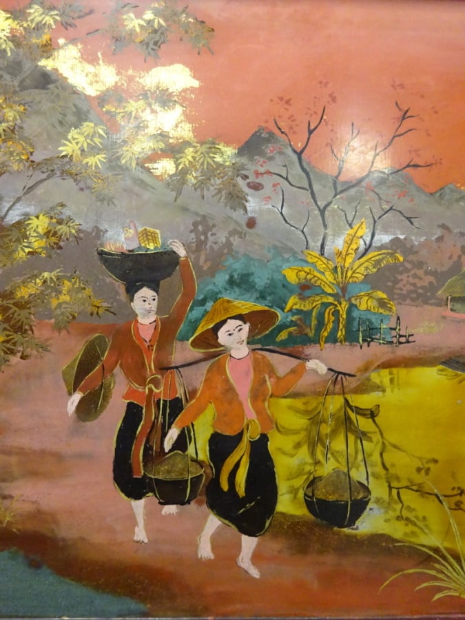 Dans le goût de NGUYEN QUANG BAO (1929-?). - Ecole des Beaux-Arts de l'Indochin…