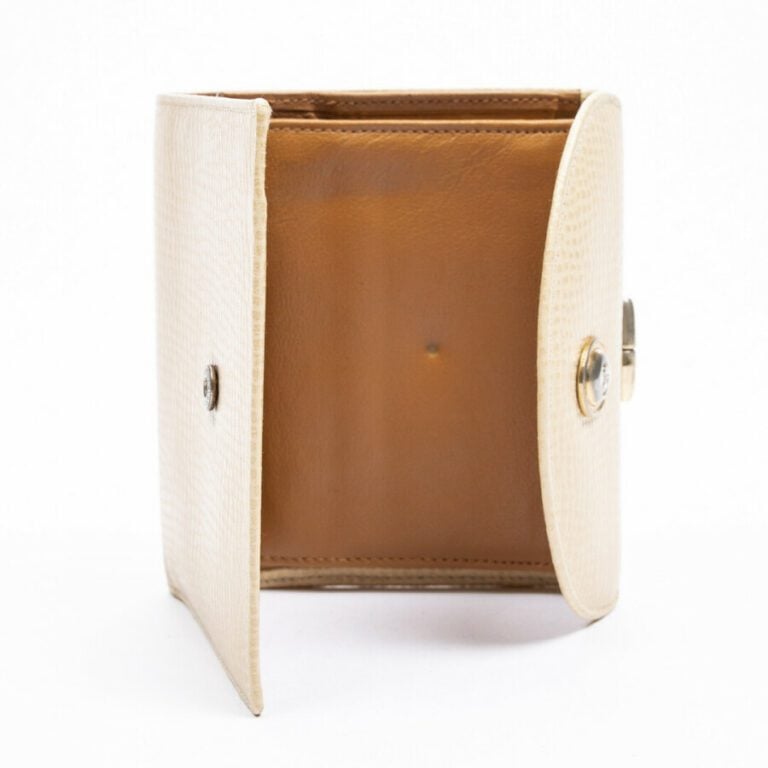DIOR - Portefeuille - Wallet - - Cuir grainé ivoire - Ivory grained leather - G…