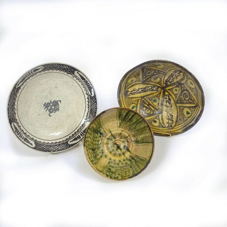 Ensemble de 3 céramiques anciennes
