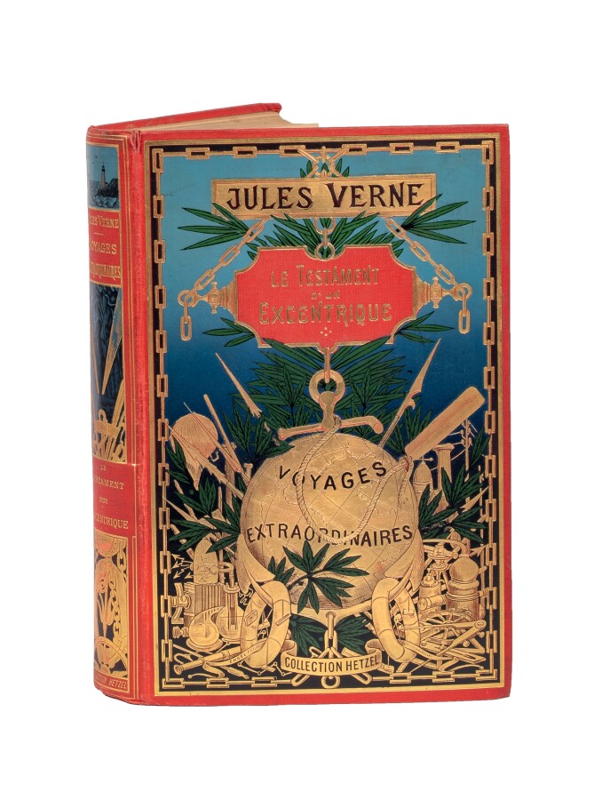 [États-Unis] Le Testament d'un excentrique par Jules Verne. Illustrations de Ge…