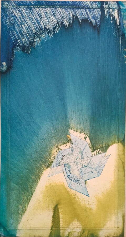 Eva JANOSKOVA (1935-) - Le jouet, 1970 ; L' air, 1970 - 2 aquarelles laquées -…
