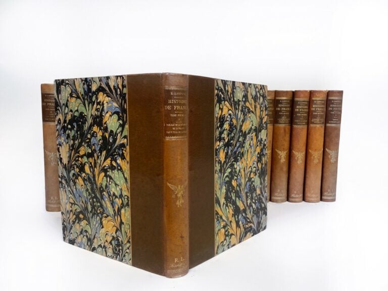 F.GUIZOT - Histoires de France, Paris, Librairie Hachette - 5 volumes. - On joi…