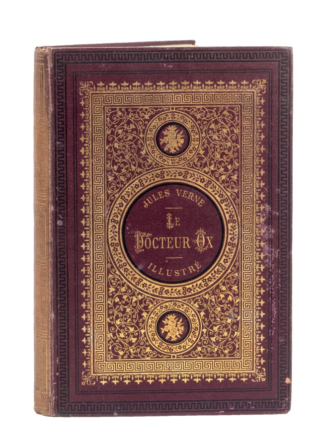 [Flandres] Le Docteur Ox par Jules Verne. Illustrations de Bertrand, Froelich,…