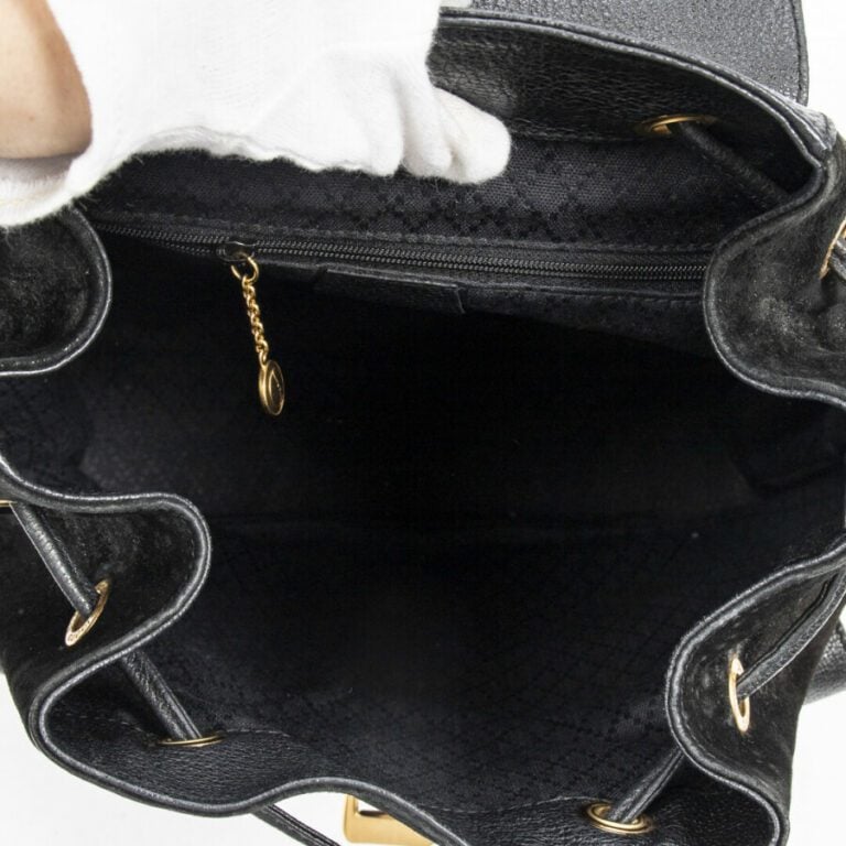 GUCCI - Sac à dos "Bamboo" GM - "Bamboo"GM backpack - - Porc velours et porc no…