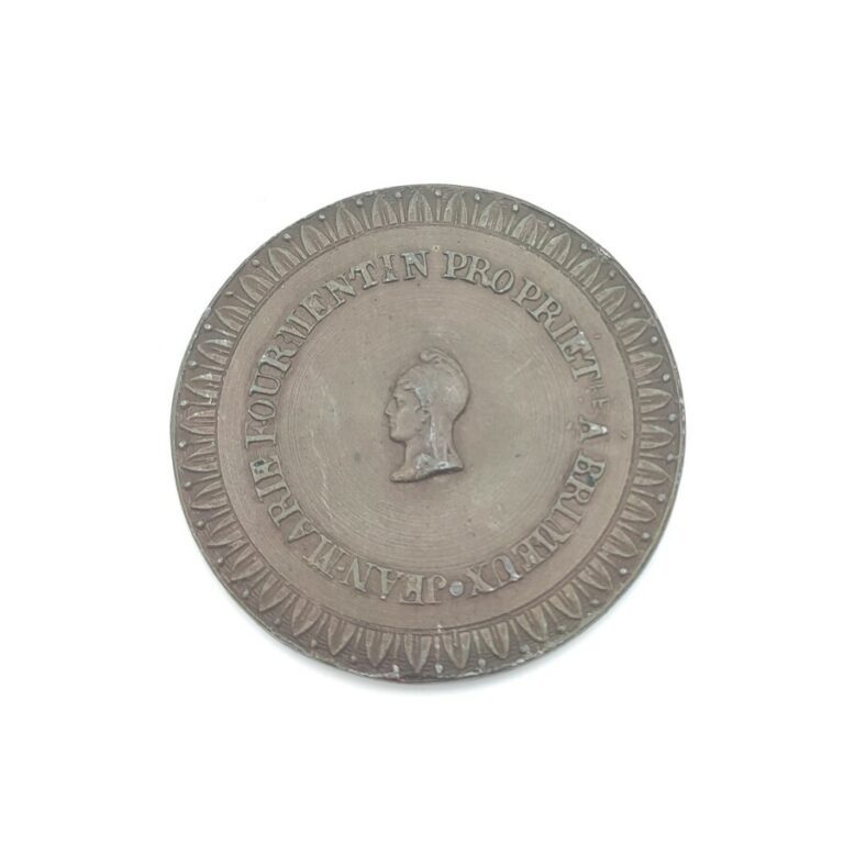 IIe République (1848-1852). Médaille en étain bronzé d'hommage à Jean-Pierre Fo…