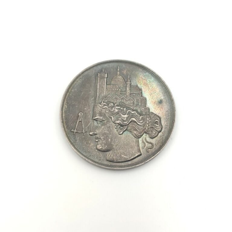 IIIe République (1870-1940). Jeton en argent de la société Centrale des Archite…