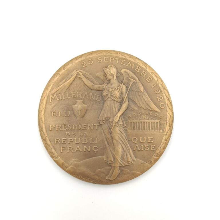 IIIe République (1870-1940). Médaille Art-Déco de la présidence de la Républiqu…