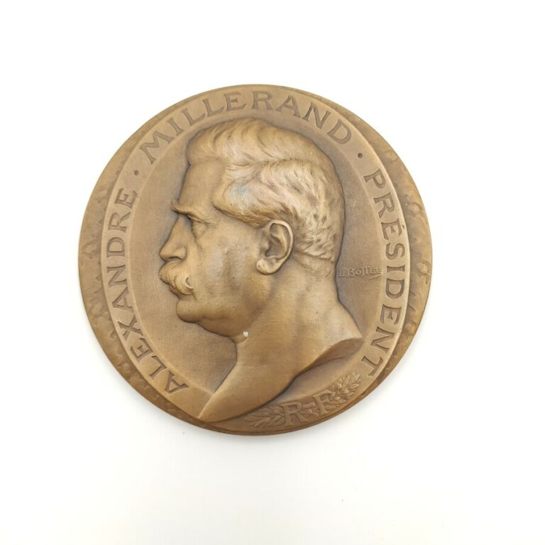 IIIe République (1870-1940). Médaille Art-Déco de la présidence de la Républiqu…