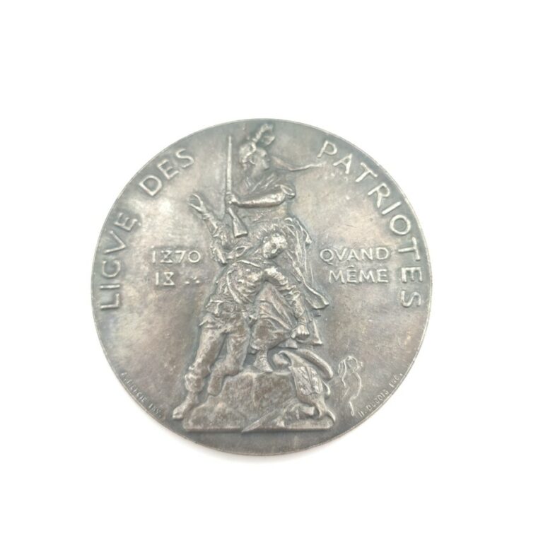 IIIe République (1870-1940). Médaille en argent par Dubois, de La Ligue des Pat…