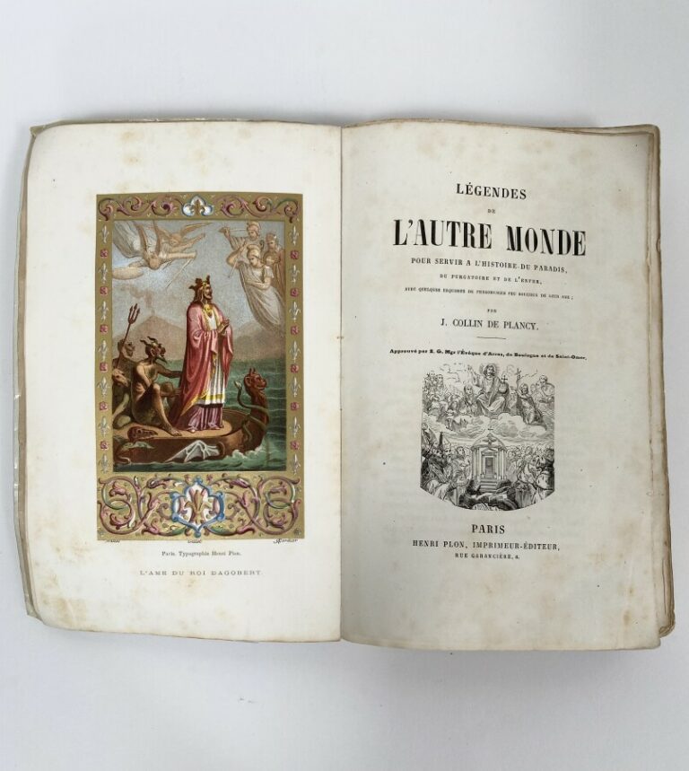 Jacques COLLIN DE PLANCY. Dictionnaire infernal. Volumes 1, 3 et 4. 1826. Libra…