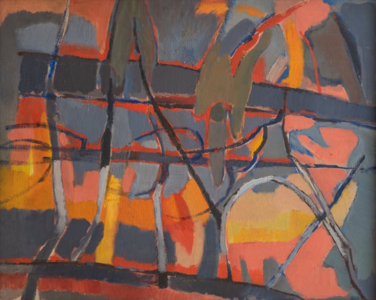 Jacques LAGRANGE (1917-1995), attribué à Paysage - Huile sur toile 65 x 81 cm