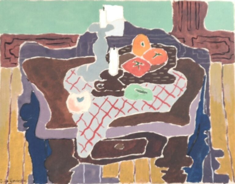 Jean de GAVARDIE (1909-1961) - Composition à la nature-morte - Gouache, signée…
