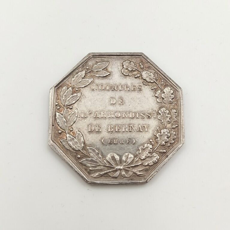 Louis Philippe Ier (1830-1848). Jeton en argent de notaires de l'arrondissement…