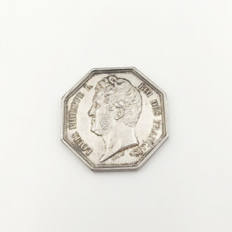 Louis Philippe Ier (1830-1848). Jeton en argent des Ponts et Chaussées des Mine…