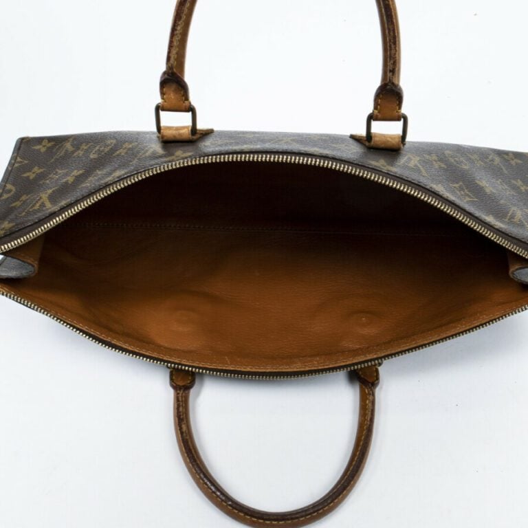 LOUIS VUITTON - 1983 - Sac "Triangle" - "Triangle" bag - - Toile Monogram, cuir…
