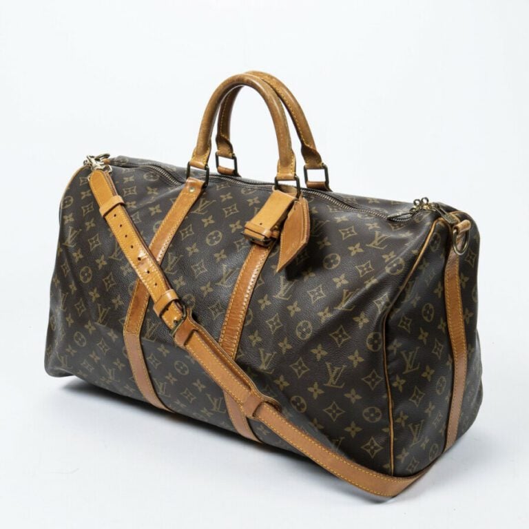LOUIS VUITTON - 1987 - Sac de voyage "Keepall Bandoulière" 50 - "Keepall Bandou…