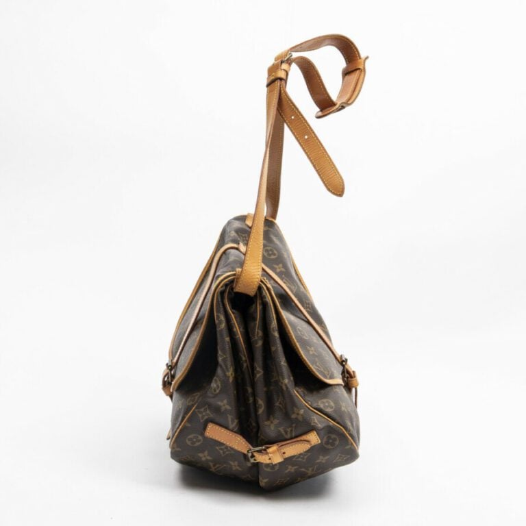 LOUIS VUITTON - 1989 - Sac "Saumur" 30 - "Saumur" 30 bag - - Toile Monogram, cu…