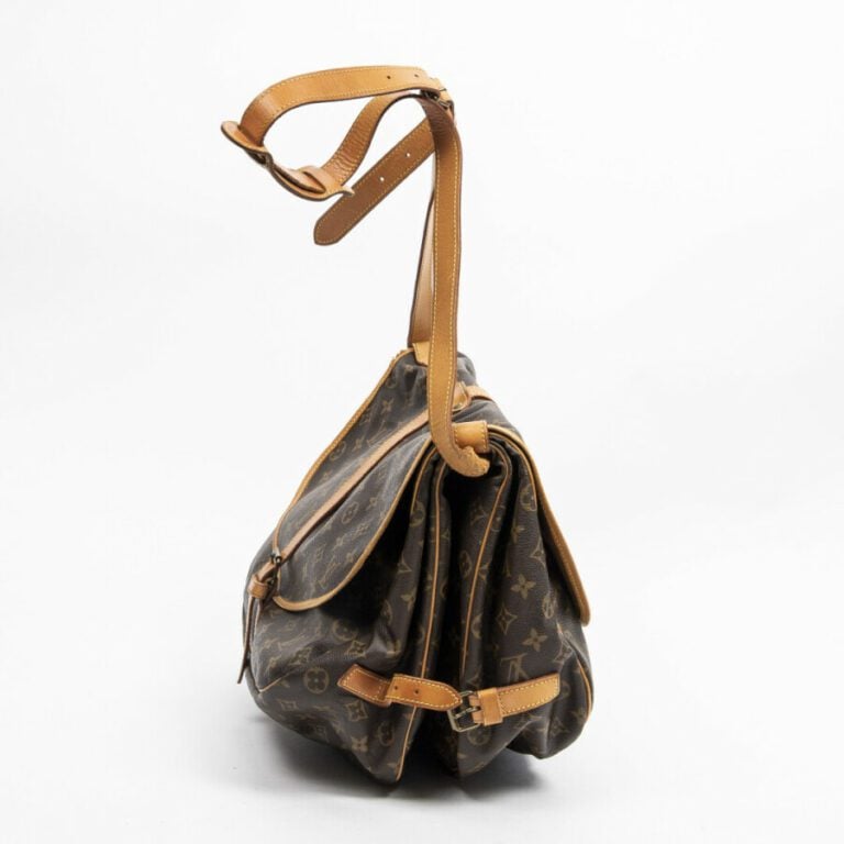 LOUIS VUITTON - 1989 - Sac "Saumur" 30 - "Saumur" 30 bag - - Toile Monogram, cu…