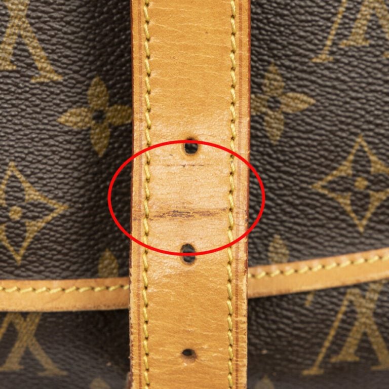 LOUIS VUITTON - 1989 - Sac "Saumur" 30 - "Saumur" 30 bag - - Toile Monogram, cu…