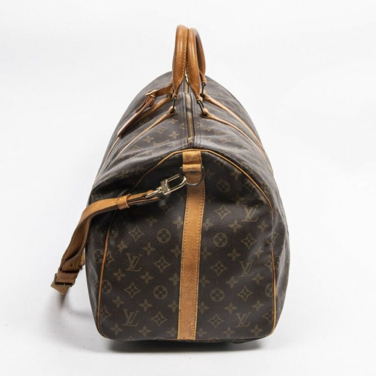 LOUIS VUITTON - 1990 - Sac de voyage "Keepall Bandoulière" 55 - "Keepall Bandou…