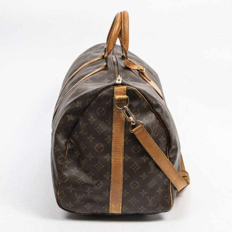 LOUIS VUITTON - 1990 - Sac de voyage "Keepall Bandoulière" 55 - "Keepall Bandou…