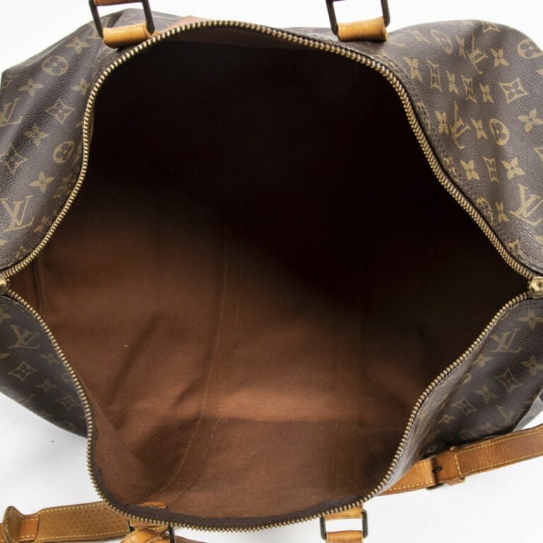 LOUIS VUITTON - 1990 - Sac de voyage "Keepall Bandoulière" 55 - "Keepall Bandou…