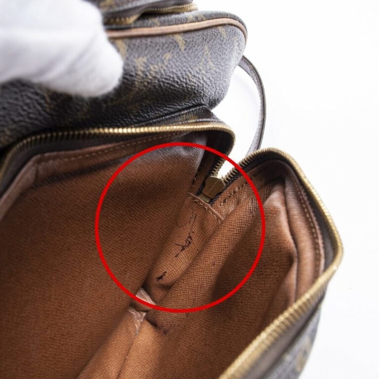 LOUIS VUITTON - 1991 - Sac "Nile" - "Nile" bag - - Toile Monogram, cuir naturel…