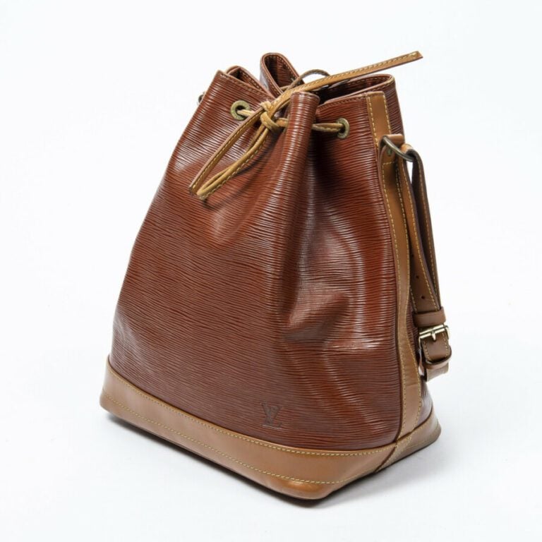 LOUIS VUITTON - 1991 - Sac "Noé" - "Noé" bag - - Cuir Epi Tan, cuir naturel - T…