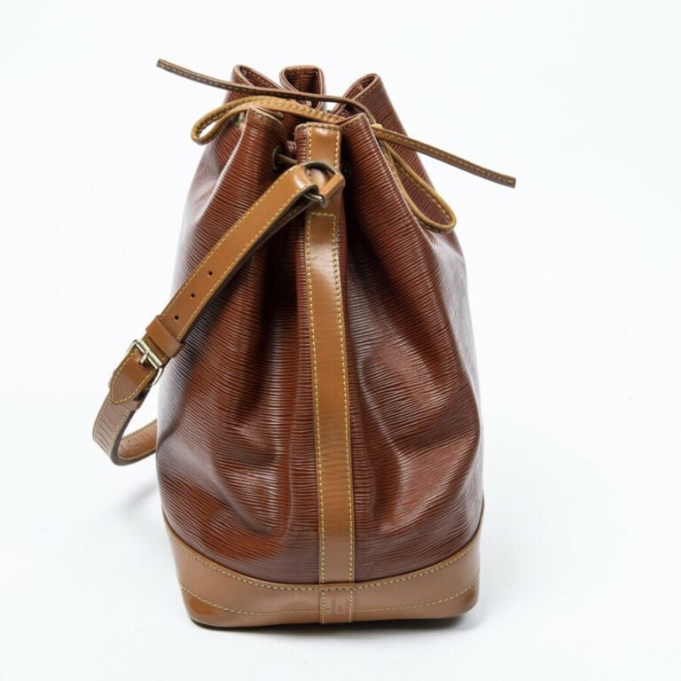 LOUIS VUITTON - 1991 - Sac "Noé" - "Noé" bag - - Cuir Epi Tan, cuir naturel - T…
