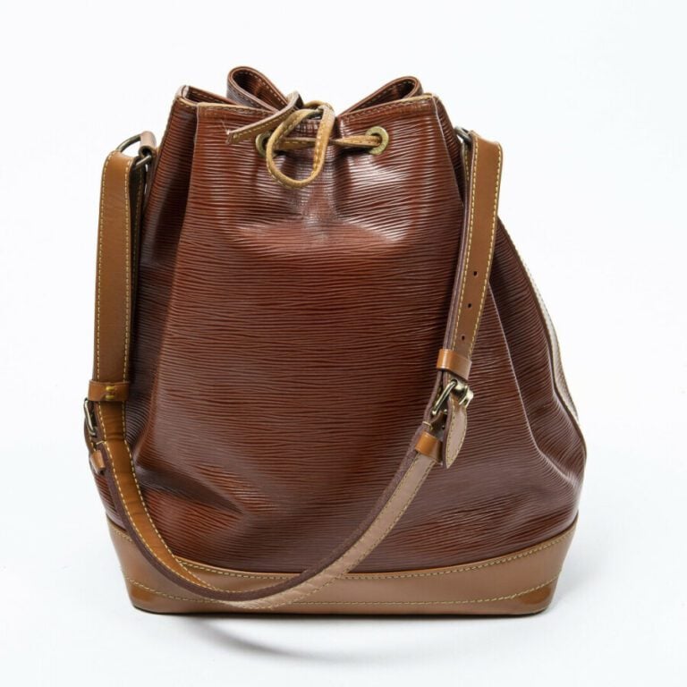 LOUIS VUITTON - 1991 - Sac "Noé" - "Noé" bag - - Cuir Epi Tan, cuir naturel - T…